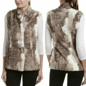 CAbi Aspen Faux Fur Women’s Vest Style #3179 Size M